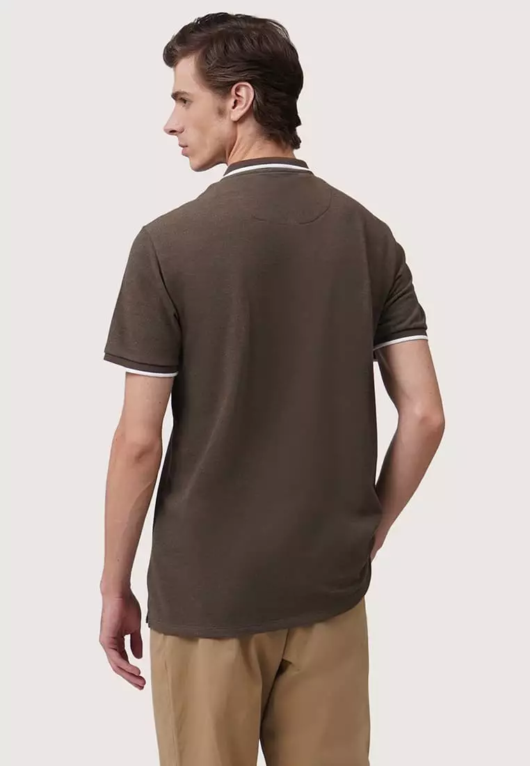 Polo Shirt With Contrast Trim