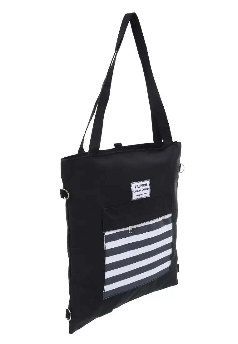 Liora Tote Bag Woman Tali Design Simple Quality Premium - Black