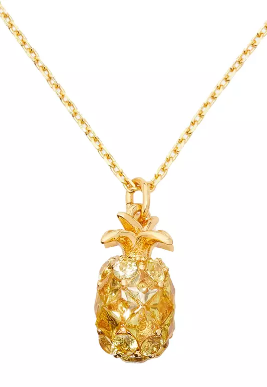 Sweet Treasures Mini Pendant Necklace in Yellow Gold KH605