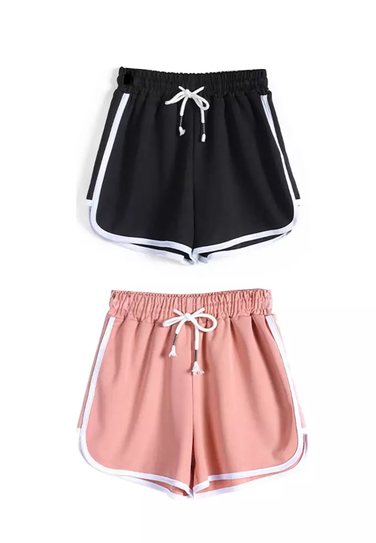  2 Pcs Casual Sports Short Pants