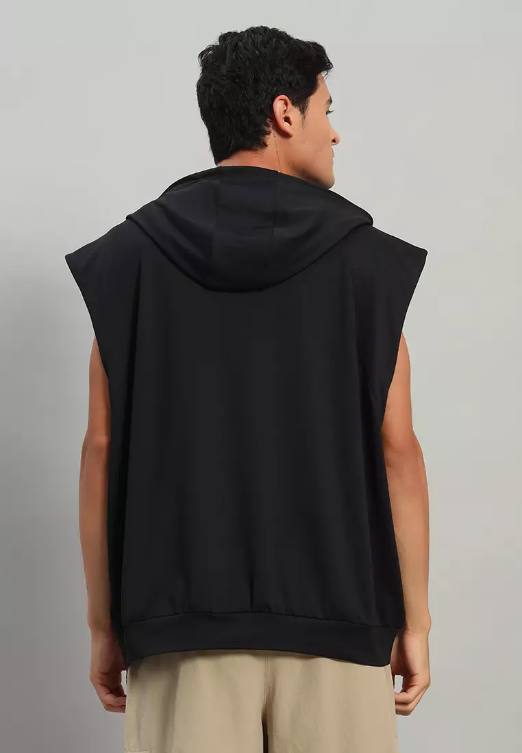 Men's Athletics Sleeveless Oversized Hoodie