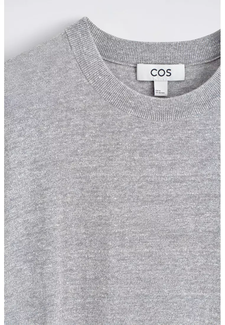 KNITTED LINEN T-SHIRT