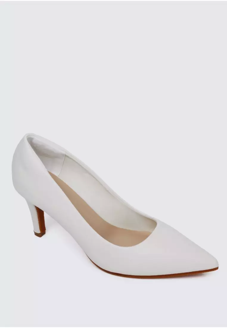Ashley Comfy Pumps In Off White