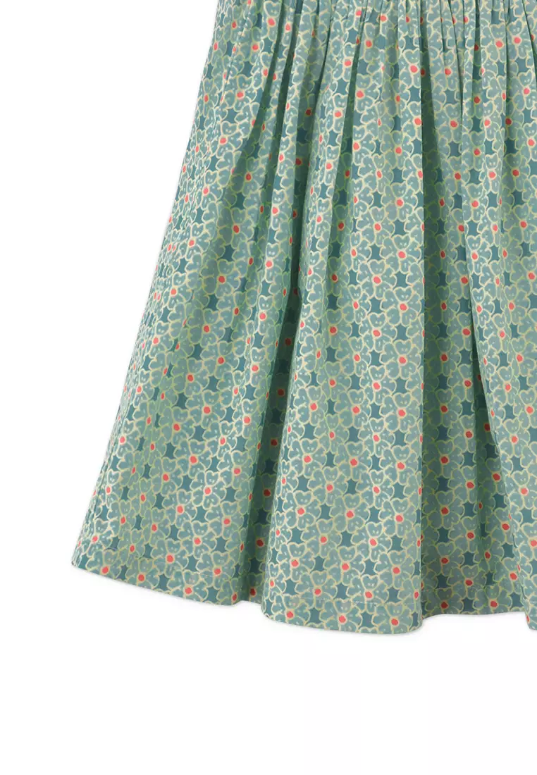 Girls Noemi Apron Dress With Ruffles