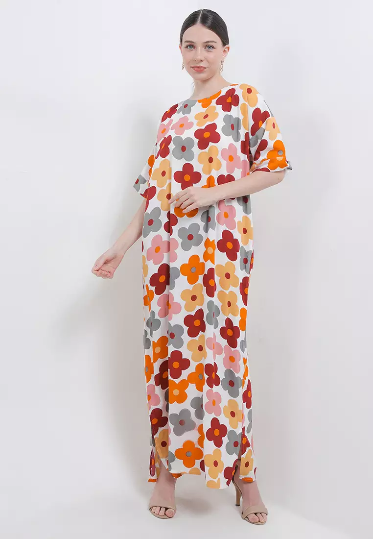 Longdress Thailand Style Motif Bunga