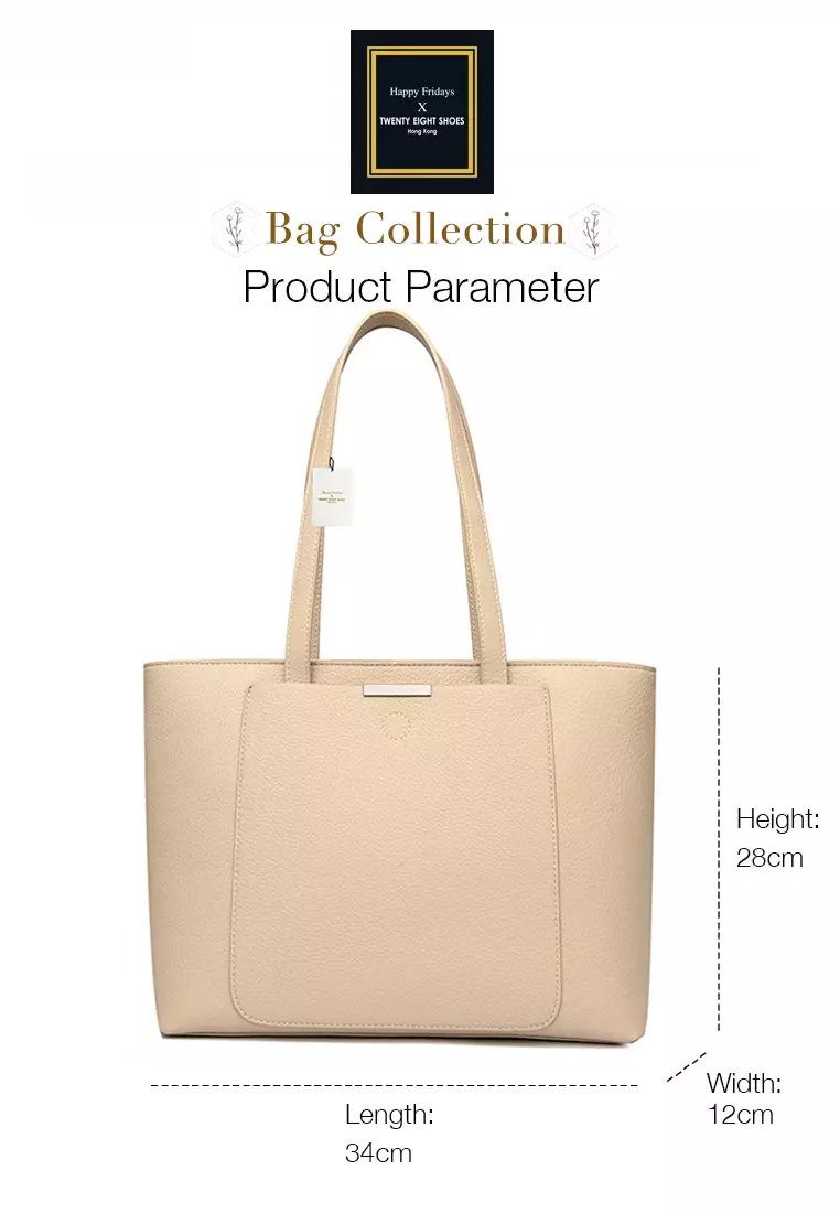 Minimalistic Chic Faux Leather Tote Bag JW HD-H6214