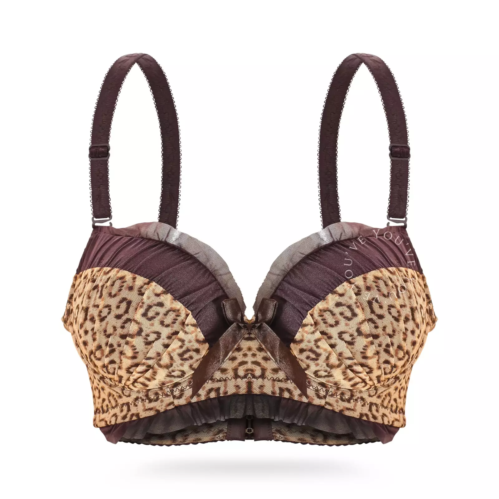 You've ( YouHave ) BH Bra Kawat Motif Leopard Women Bra Busa Sedang Kawat B1313