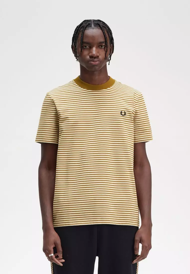 Fred perry top striped t shirt