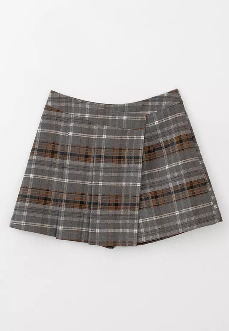 Buy AIR SPACE Gingham Check Skirt 2025 Online | ZALORA