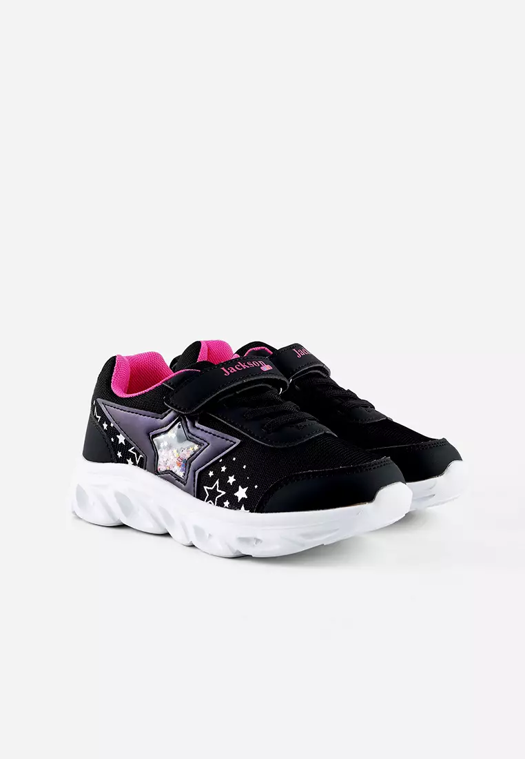 Jackson Kids Cara 1ST Black - Sepatu Sneakers Anak