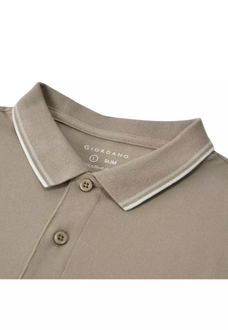 Men's Cotton Lycra Short Sleeve Slim Polo 01015018