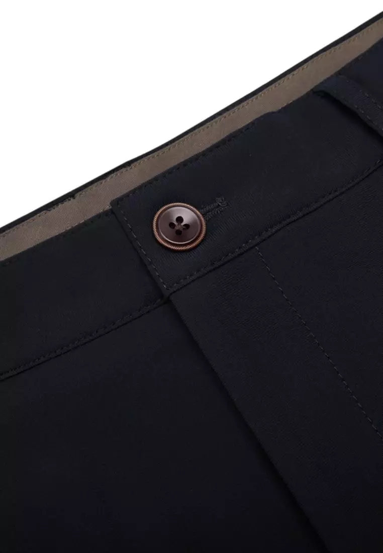 Multi-Way Stretch Slim Tapered Fit Knit Casual Pants