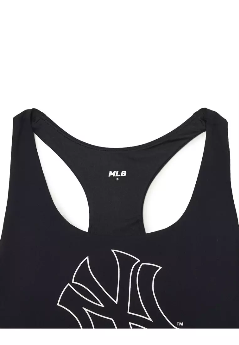 Jual MLB Korea Women`s Basic Big Logo Crop Top NY Yankees