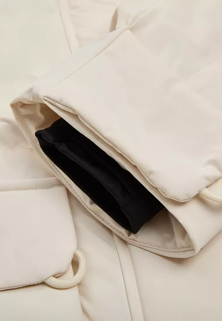 WOMEN'S LOOSE FIT CARGO HOODED JACKET