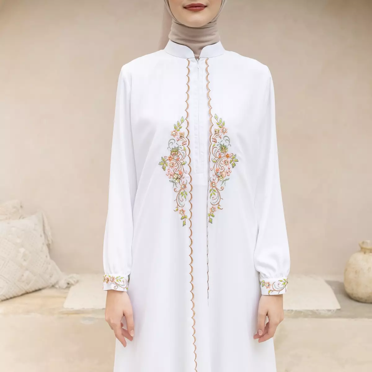 EPC Gamis Tiffany Royale - Broken White - Embroidery Collection