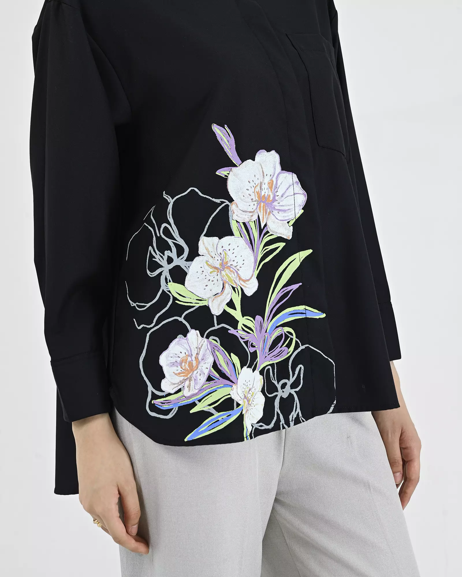 Geulis.id LULU SHIRT - Orchidblack