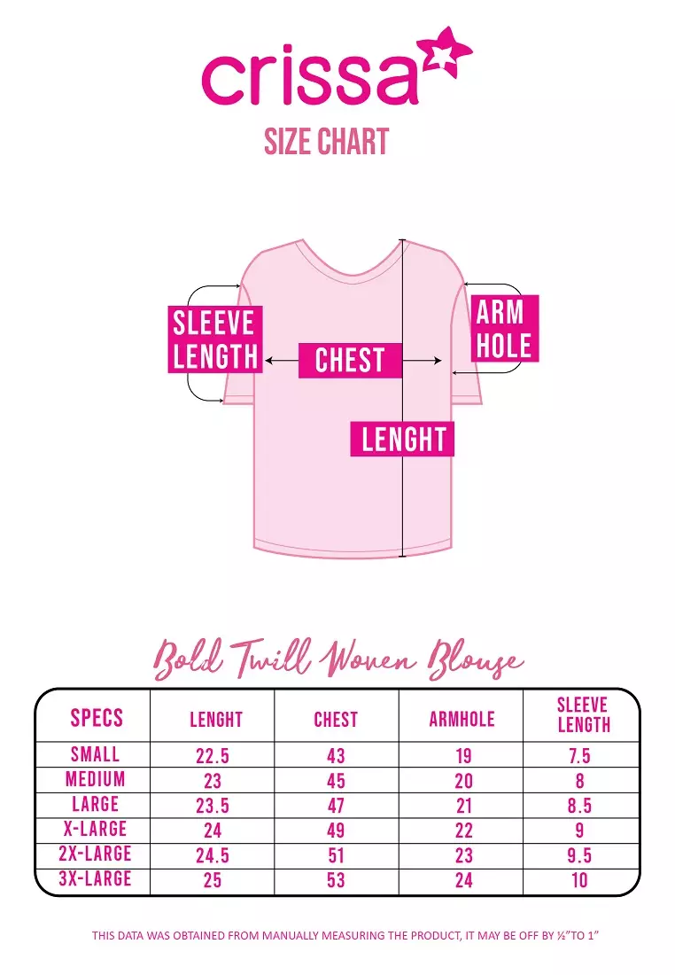 Bold Twill Rayon Short Sleeves Button Down Blouse