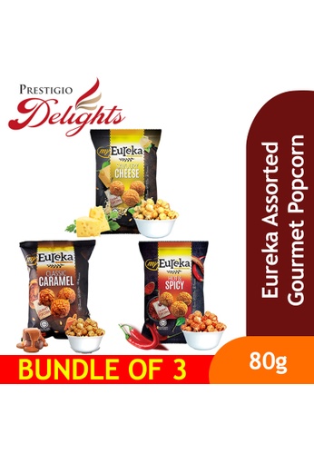 Prestigio Delights Eureka Popcorn Bundle of 3 (Spicy, Cheese, Caramel) 44686ES6D8EEF2GS_1