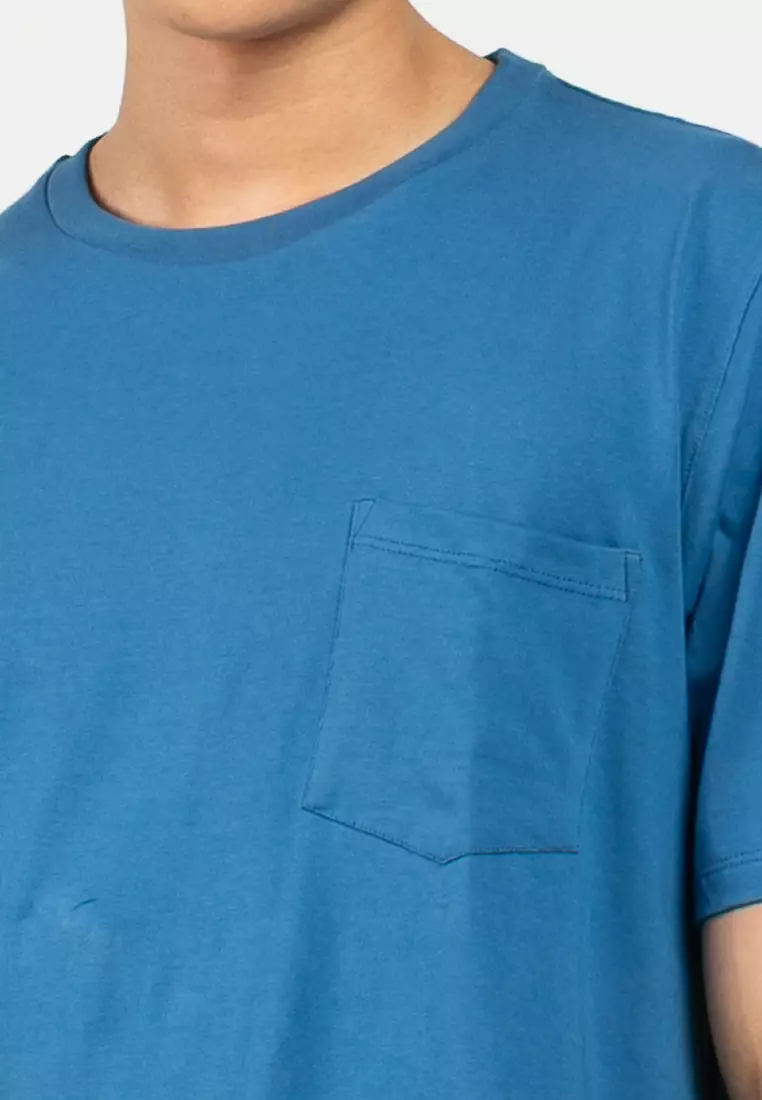 Crew Neck Pocket Tee