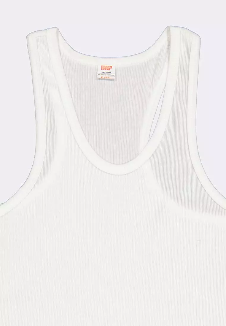 Men's Ribbed Racer Back Tank Top