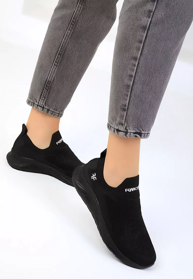 Round Toe Knit Shoes