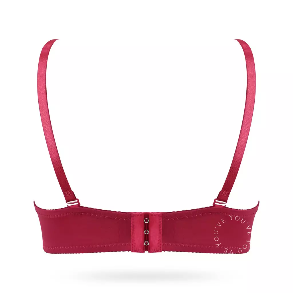 YouHave ( You’ve ) BH Bra Seamless Lembut Bra Cup C Busa Sedang Push Up Kawat Kait 3 Bra Tali Bisa Dilepas 100231
