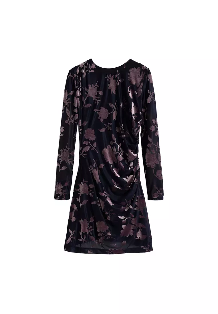 Ruched mini dress