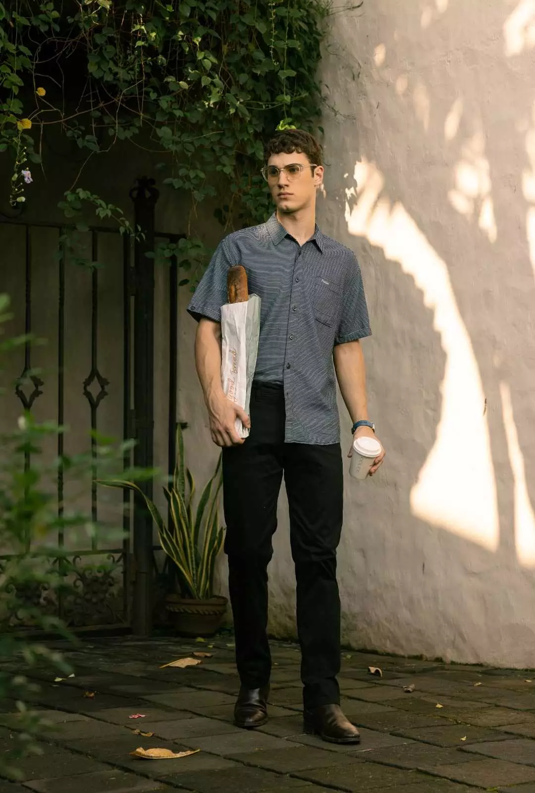 POLICE Kemeja Salur Regular Fit Pria