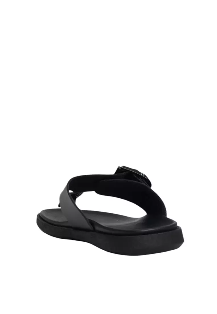 Black Sandals With Buckle