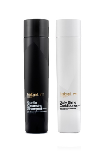 Buy Label M Gentle Cleansing Shampoo 300ml Daily Shine Conditioner 300ml Duo Set Online Zalora Singapore