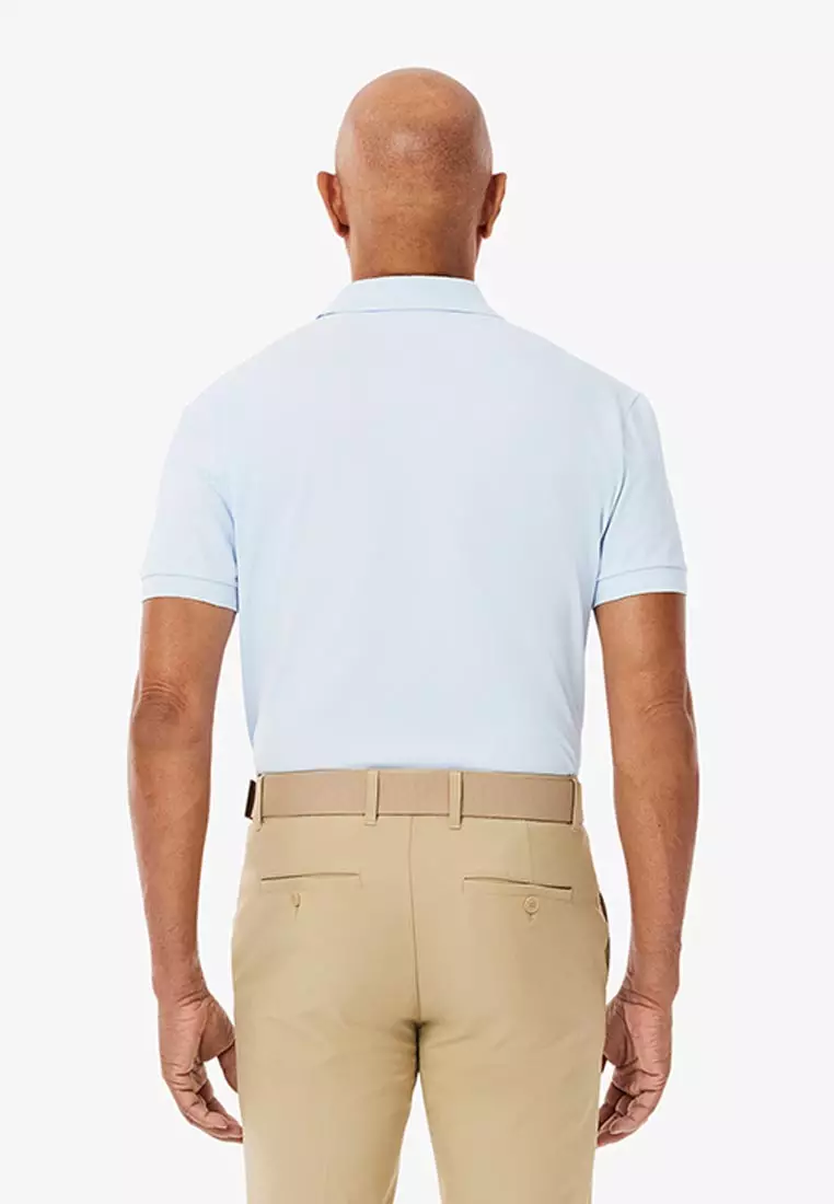 Relaxed Fit Mini-Piqué Golf Polo Shirt