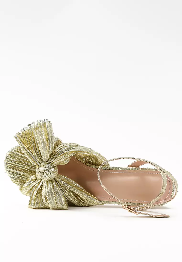 5CM Bowknot Strap Mid Heel Sandals WTY1199-1