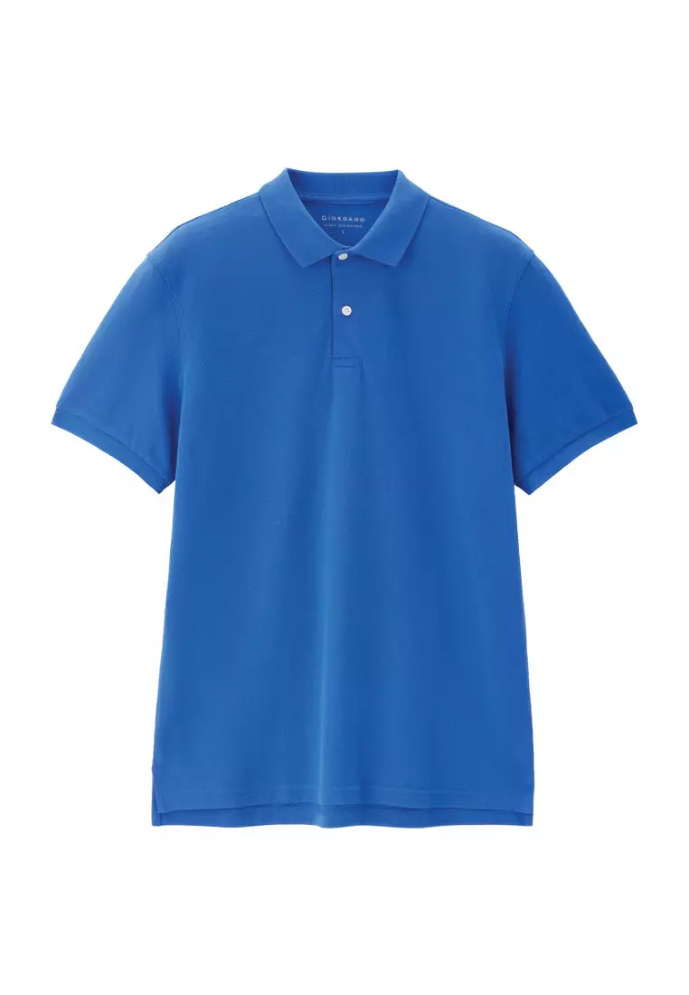 Korea Collection Men's 100% Cotton Short Sleeve Polo 01015514
