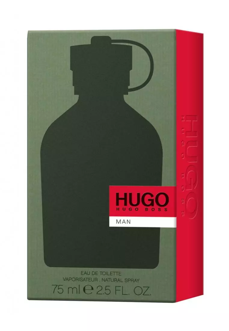 HUGO Man Eau De Toilette For Men 75ml - Green Apple, Aromatic Notes, Fir Balsam - Aromatic Fruity EDT Perfume