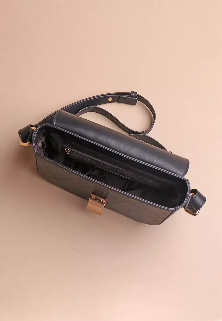 Tas Selempang Wanita Silvertote Gabby Sling Bag Black
