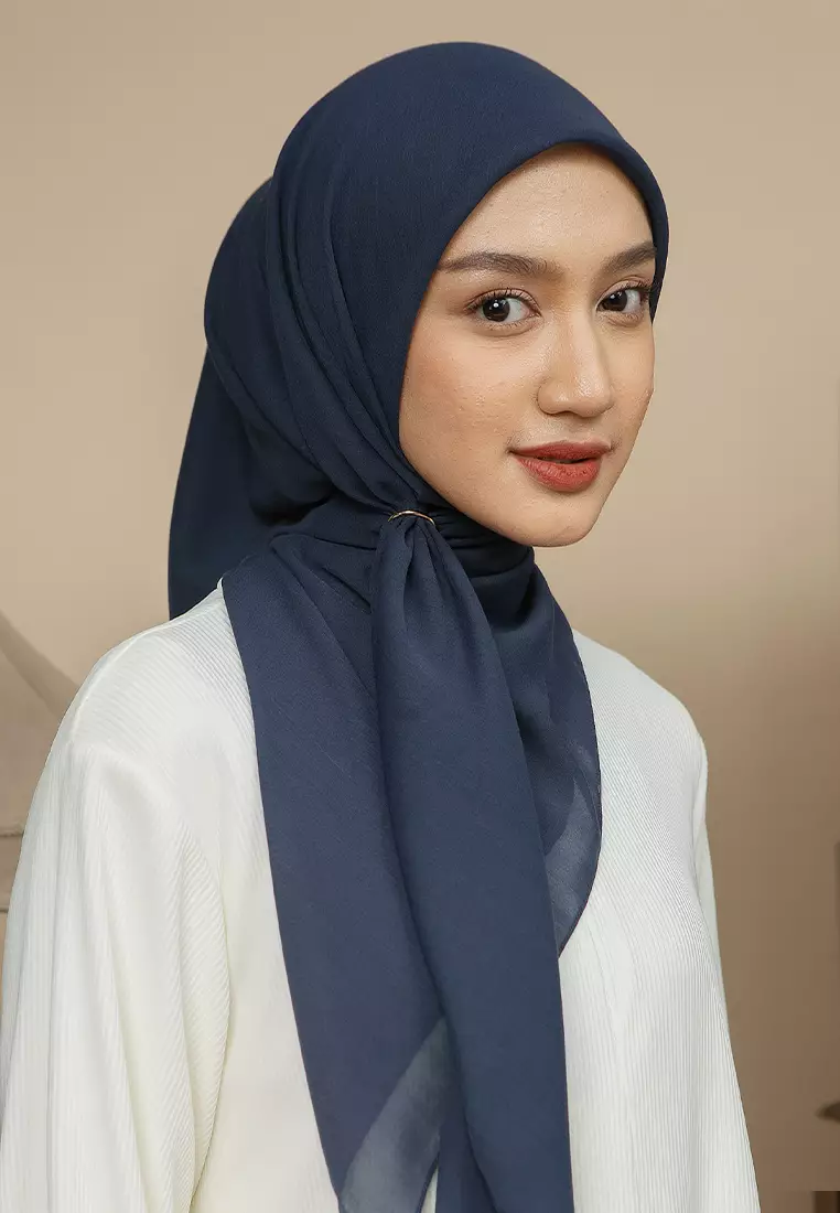 Nala Voal Square Medium Blue