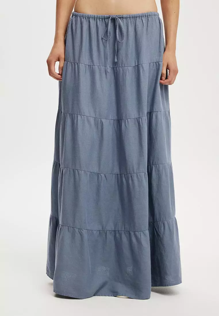 Haven Multi Tiered Maxi Skirt
