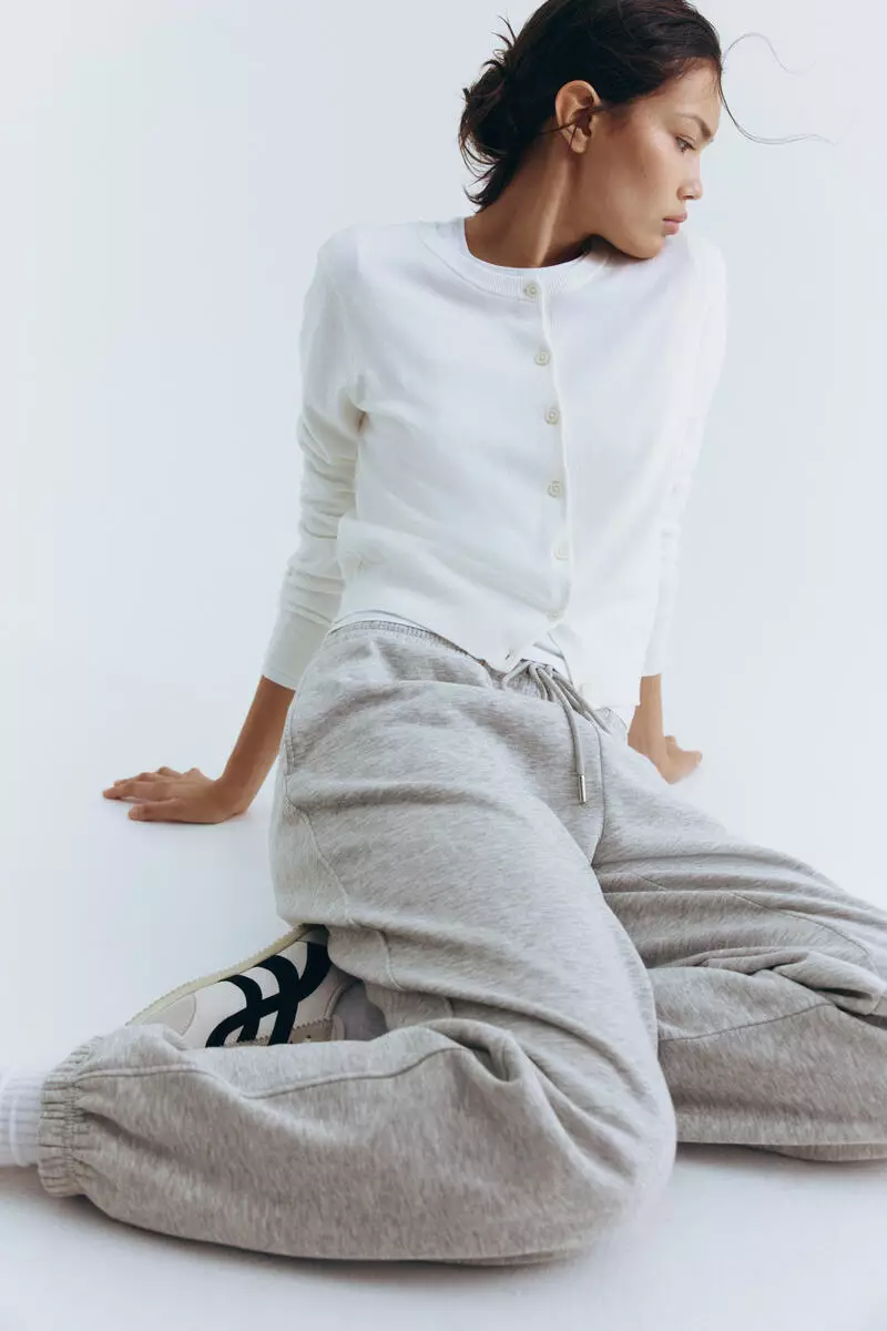 Cotton-blend sweatpants
