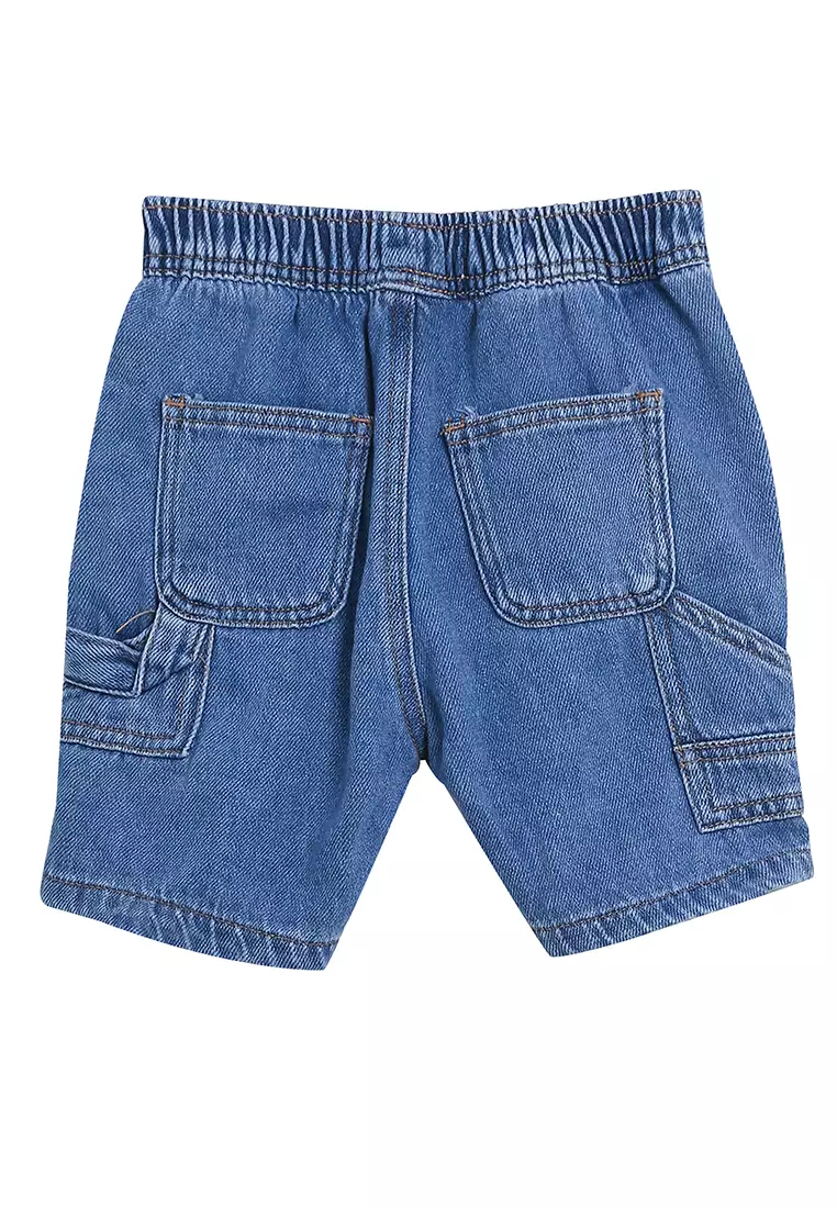 Balloon sale denim shorts