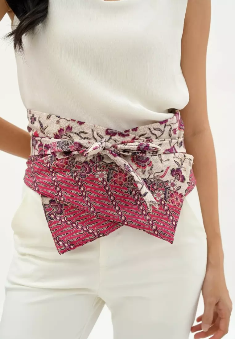 Obi belt batik puspa