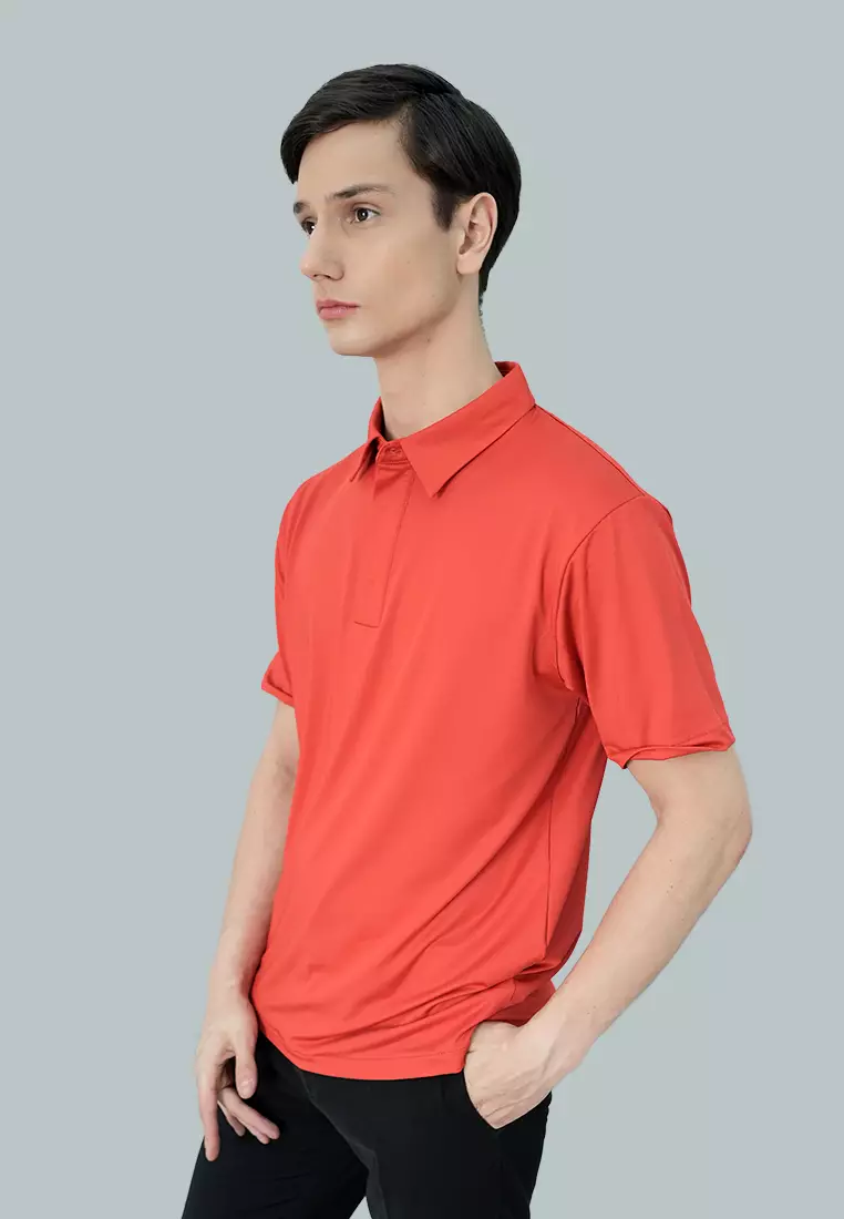 Johnwin Polo Dri Fit Kaos Polo Pria Coral Polos FWS.638.C007.008.C
