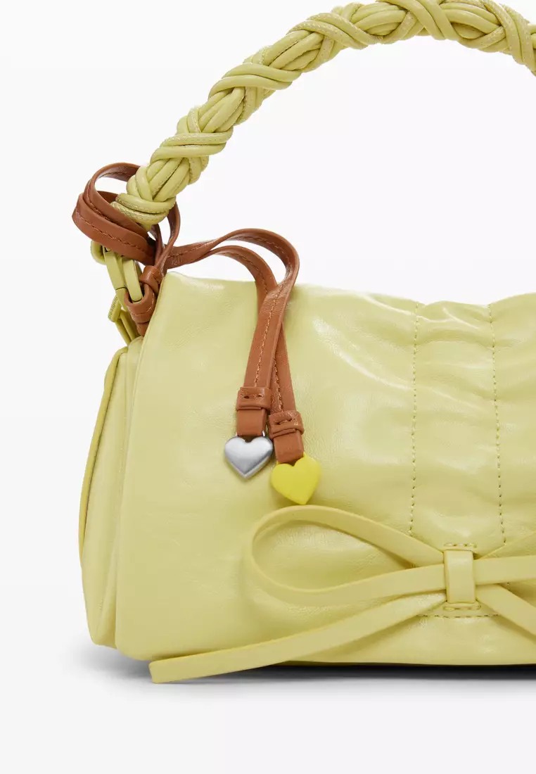 Small shiny ribbon bag