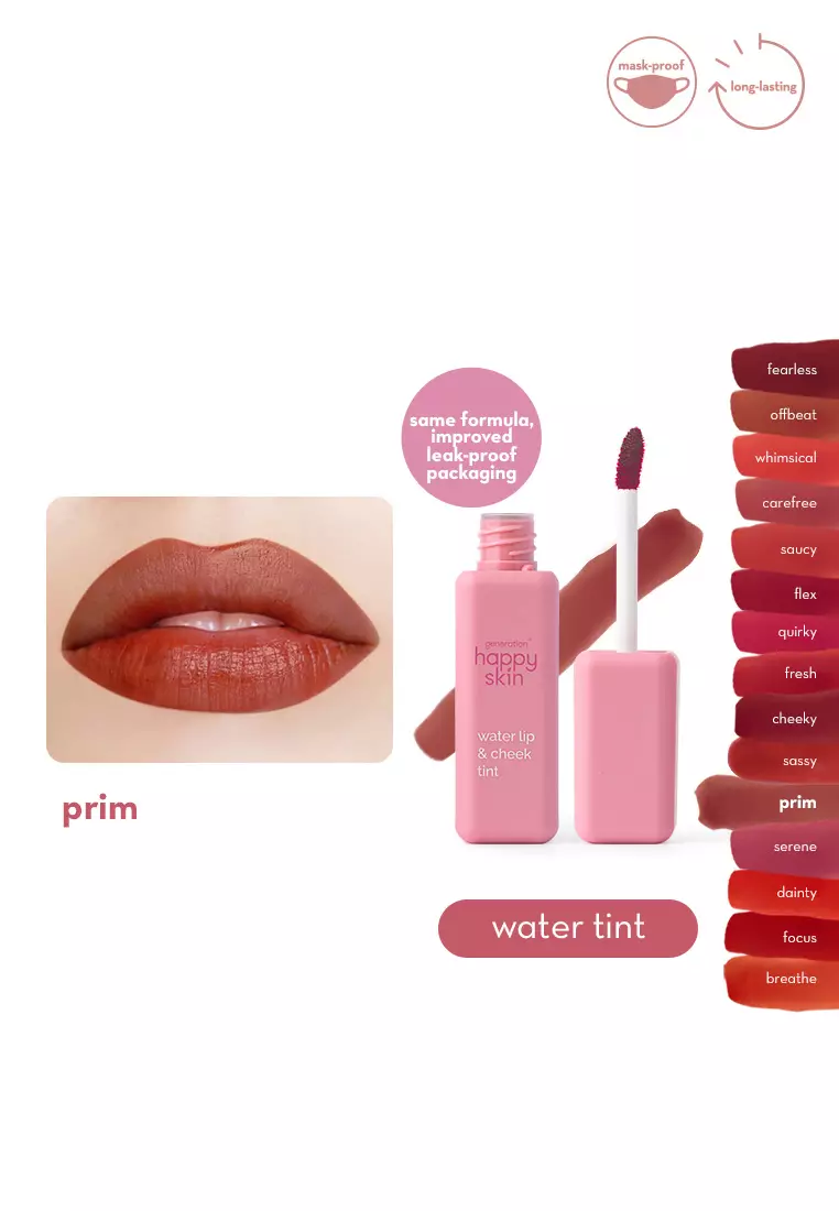 Generation Happy Skin Water Lip & Cheek Tint in Prim