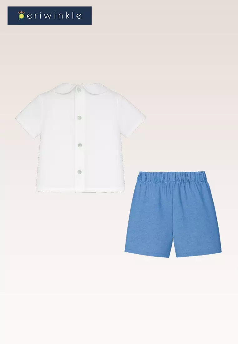 Nixi Baby Boys Blue Top and Shorts Set