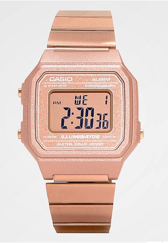 Jual Casio Casio Jam Tangan Digital Wanita Hitam Tali Stainless Steel B 650wc B650wc 5adf Original Zalora Indonesia