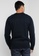 ck Calvin Klein blue Merino Wool Recycled Polyester Top - Rubber Logo 180DAAA0F31BB4GS_2