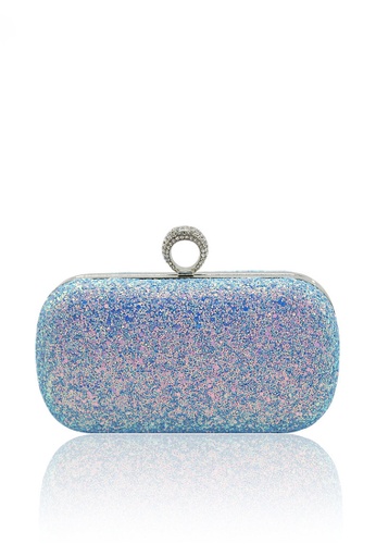 Twenty Eight Shoes blue VANSA Fashion Symphony Sequin Clutch Bag VBW-Ch8813 68DD1AC5F50079GS_1