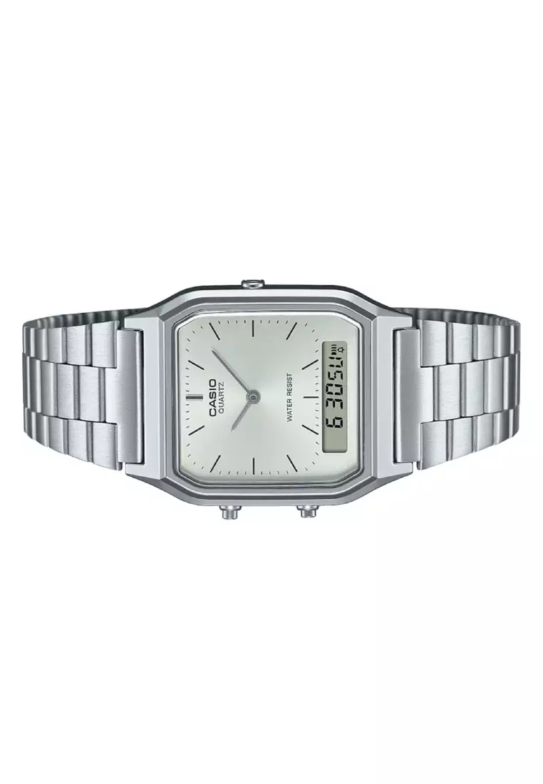 Digital Analog Watch AQ-230A-7AMQYDF