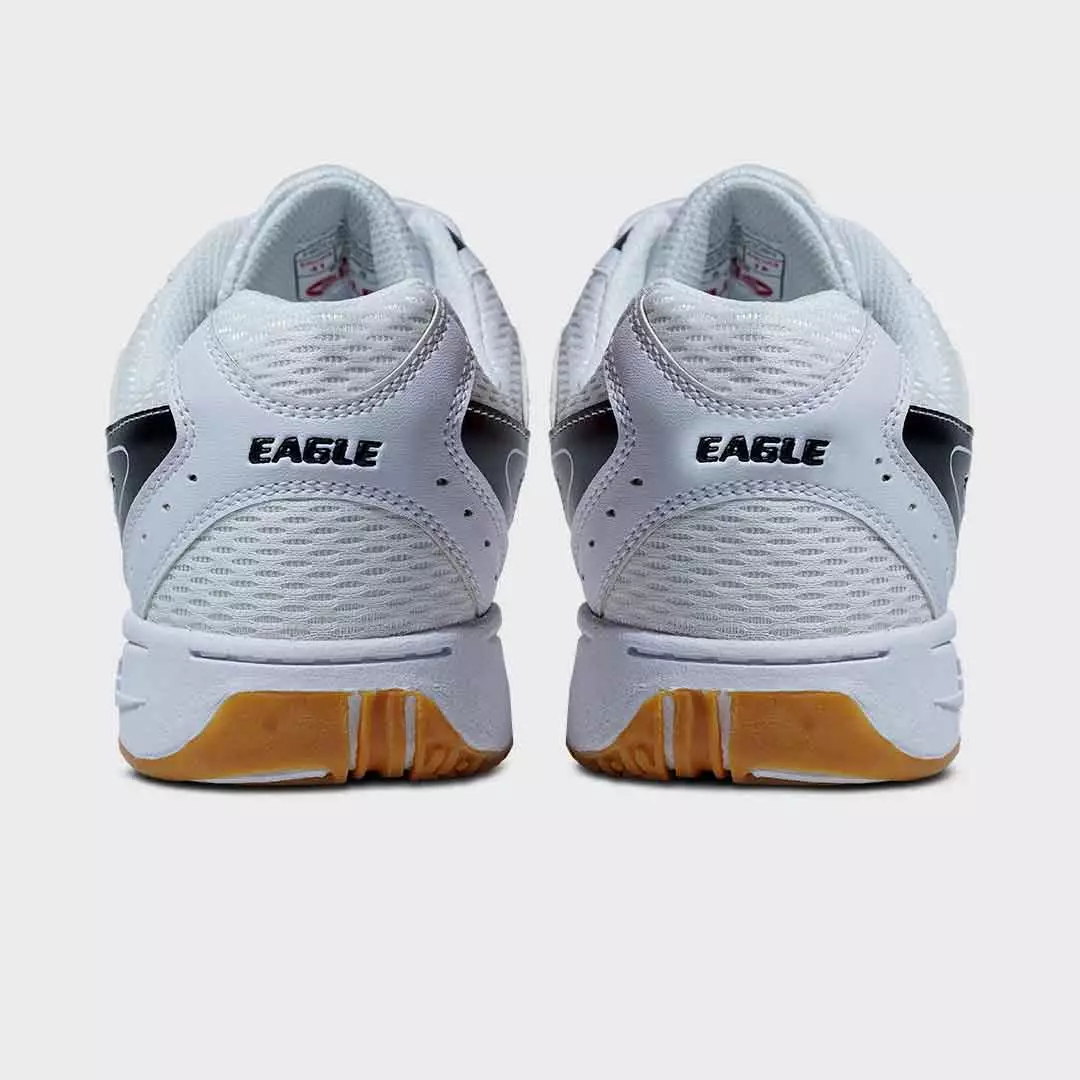 Eagle Sepatu Badminton Groover – PUTIH/HITAM