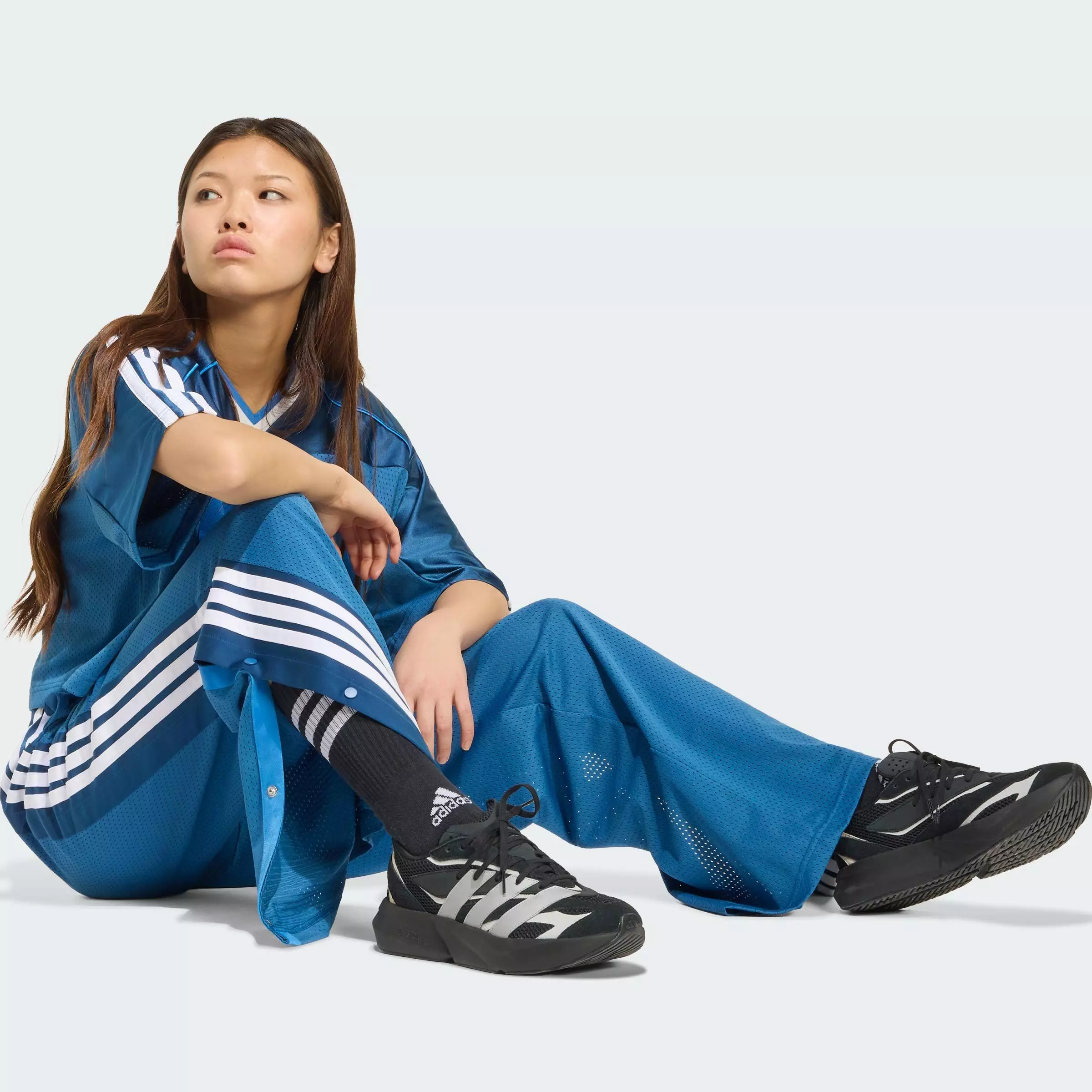 Lifestyle STADIUM MESH T-SHIRT Women Blue JZ1068